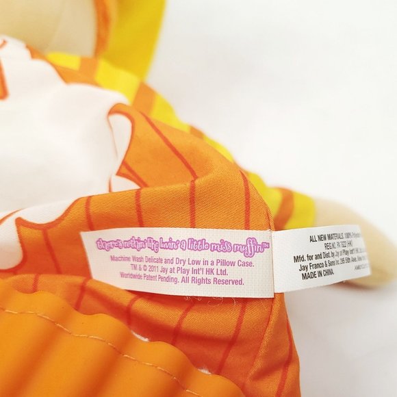 Jay At Play Little Miss Muffin Doll 16 Inch Pop Flip Plush Toy Orange Yellow - Picture 10 of 11